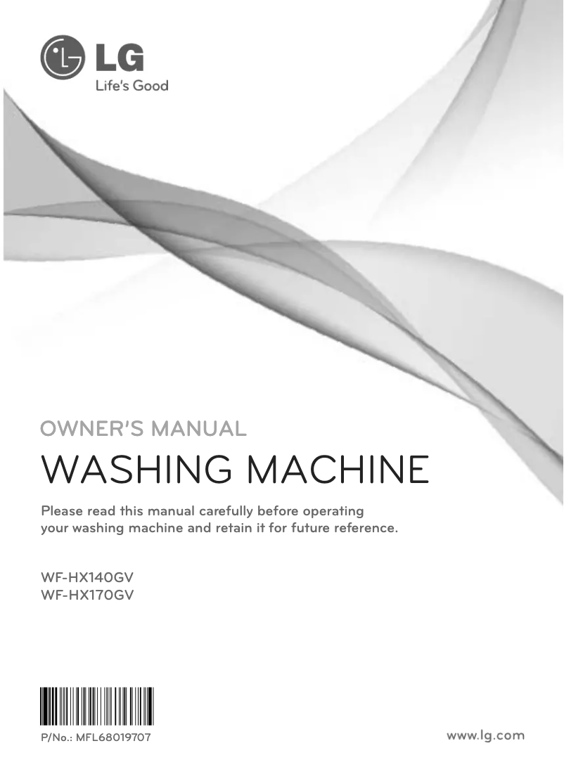 Página 1 del manual Manual de usuario LG WF-HX140GV