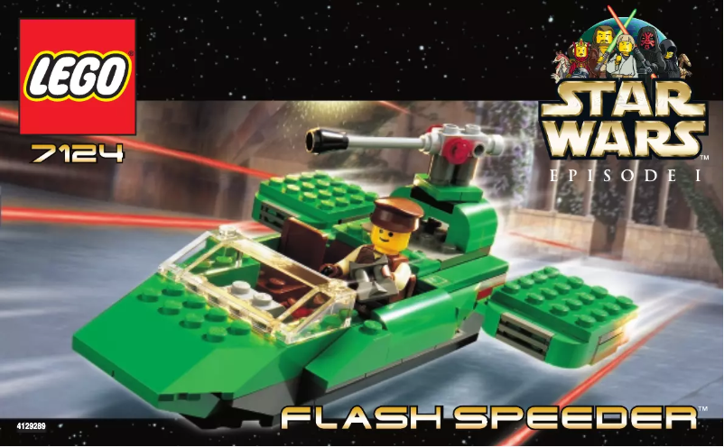 Imagen de la primera página del manual del dispositivo Star Wars 7124