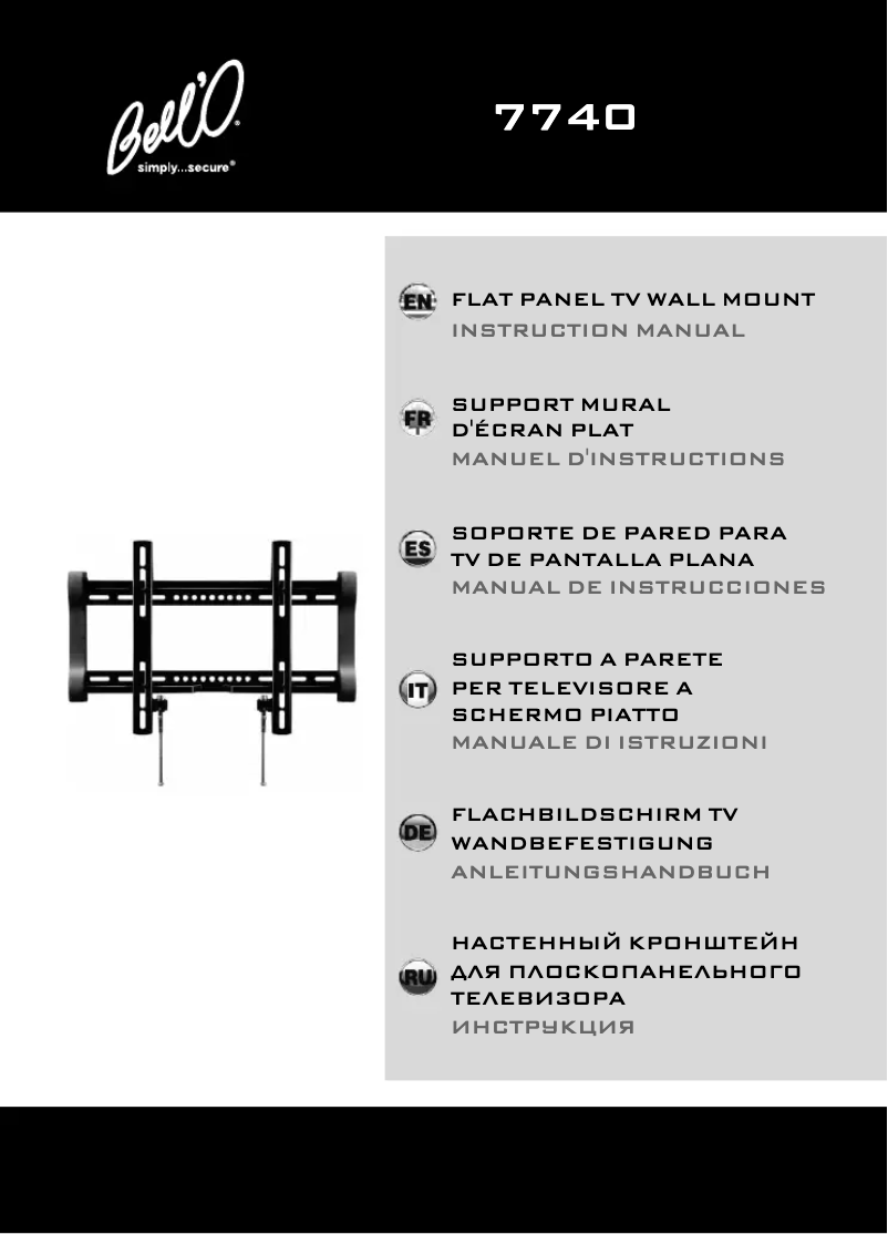 Imagen de la primera página del manual del dispositivo 7740B