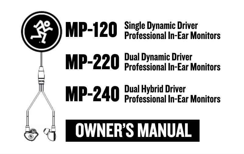 Página 1 del manual Manual de usuario Mackie MP-240