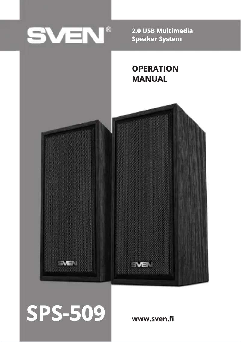 Imagen de la primera página del manual del dispositivo SPS-509