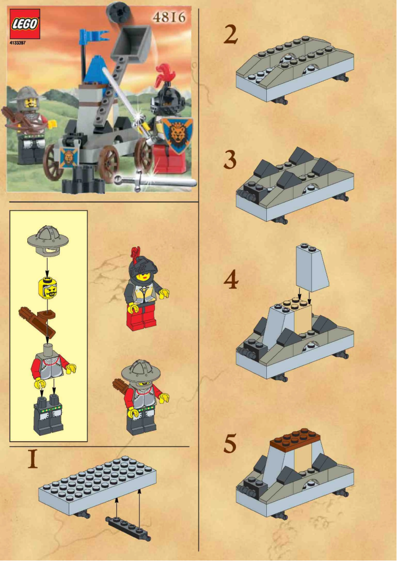 Página 1 del manual Manual de usuario Lego KNIGHT'S CATAPULT