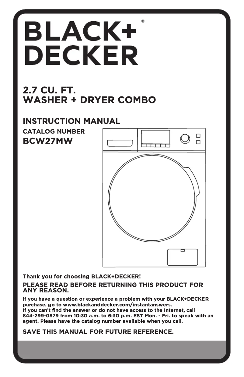 Imagen de la primera página del manual del dispositivo BDFH44M