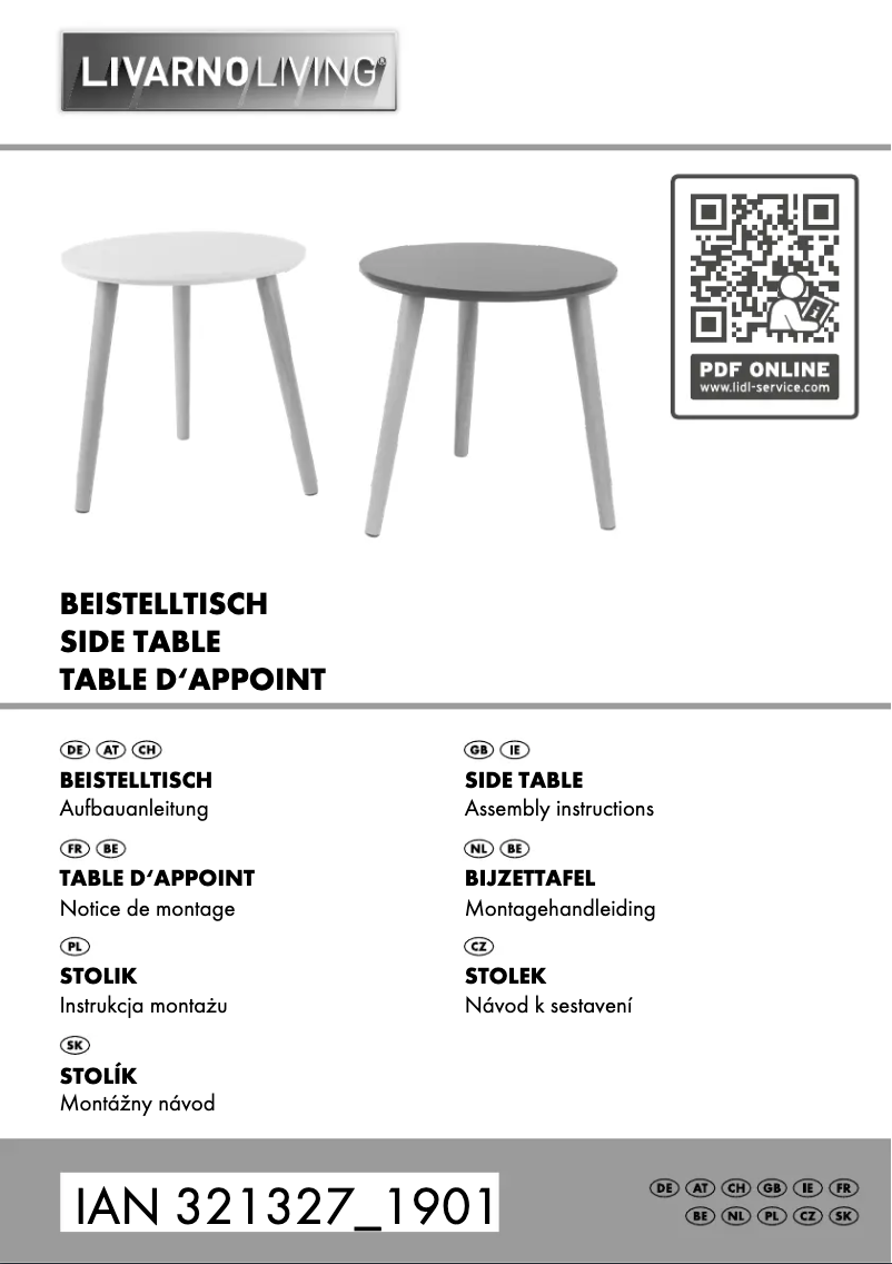 Página 1 del manual Manual de usuario Livarno Lux IAN 321327