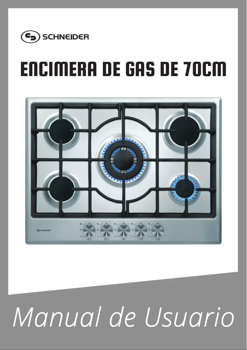 Imagen de la primera página del manual del dispositivo SPG 530T X