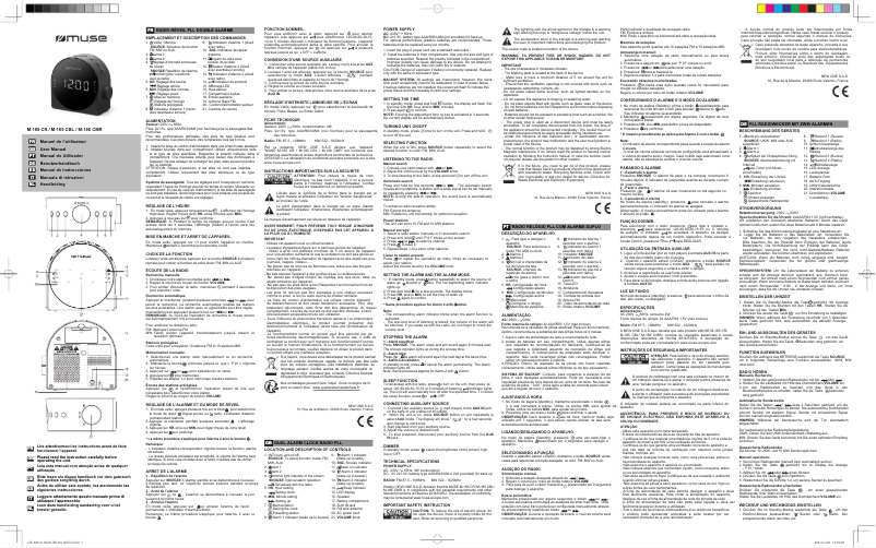 Imagen de la primera página del manual del dispositivo M-186 CMR