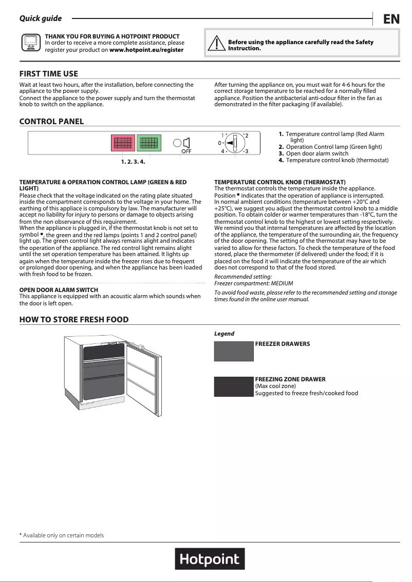 Imagen de la primera página del manual del dispositivo HZ A1.UK 1