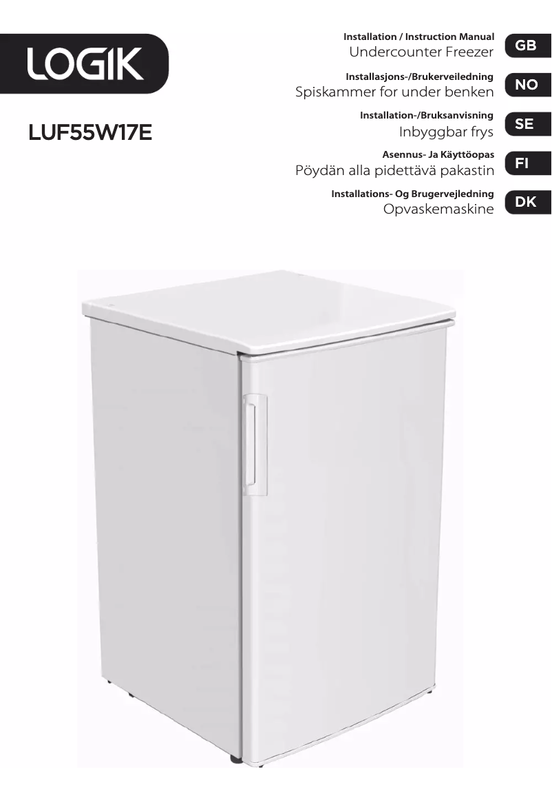 Imagen de la primera página del manual del dispositivo LUF55W17E