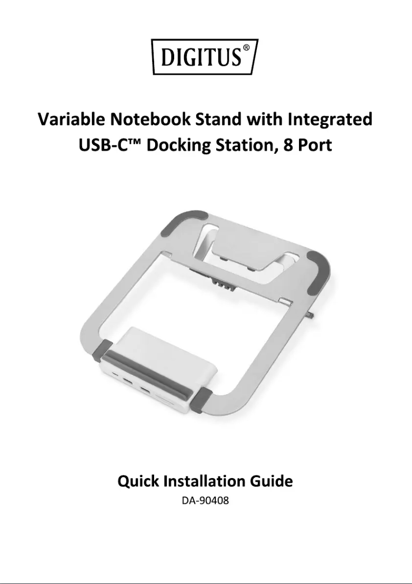 Página 1 del manual Manual de usuario Digitus DA-90408