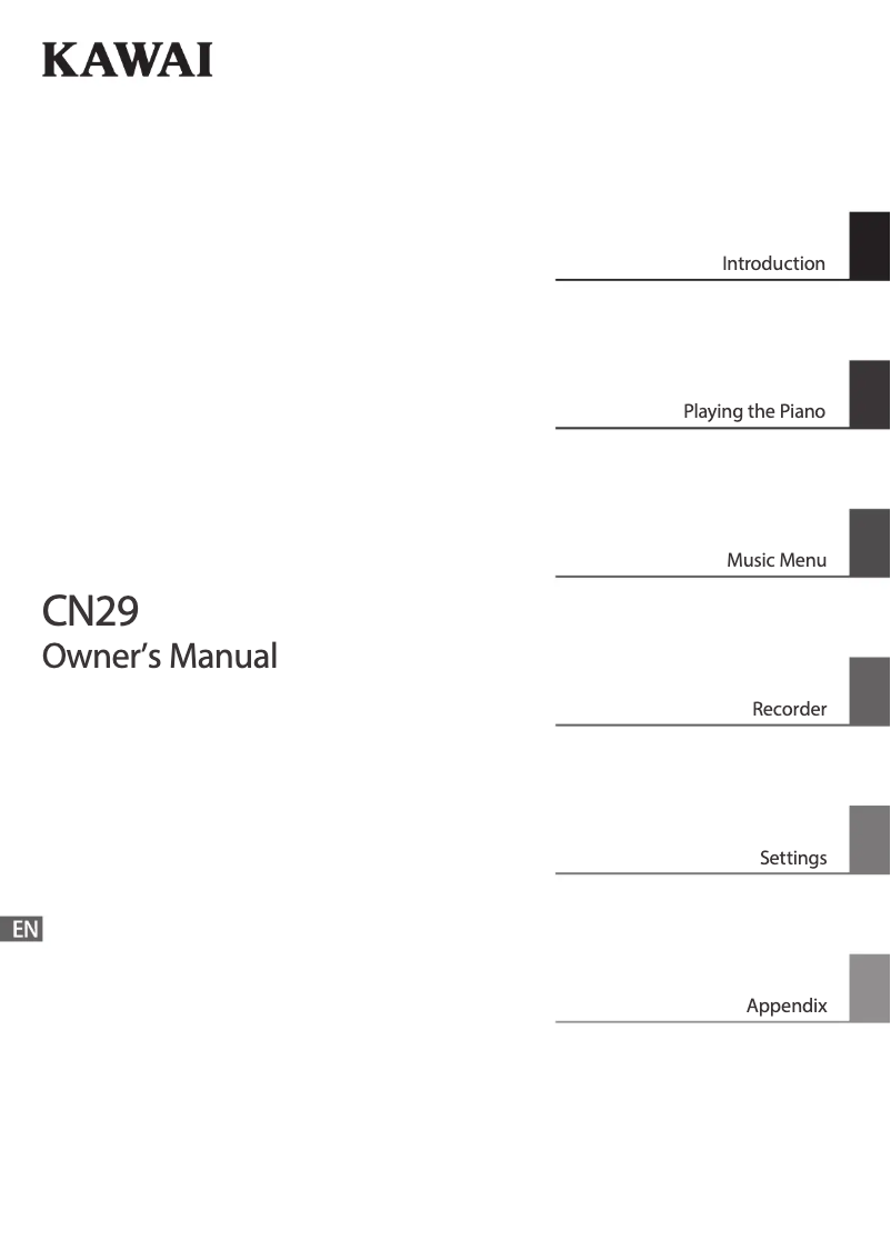 Imagen de la primera página del manual del dispositivo CN29