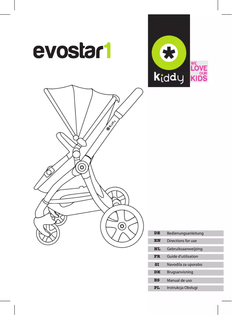 Imagen de la primera página del manual del dispositivo Evostar 1