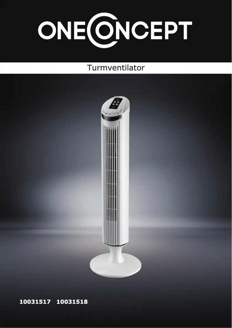 Página 1 del manual Manual de usuario OneConcept Blitzeis