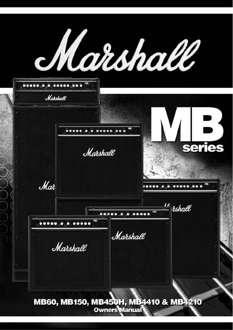 Página 1 del manual Manual de usuario Marshall MB60