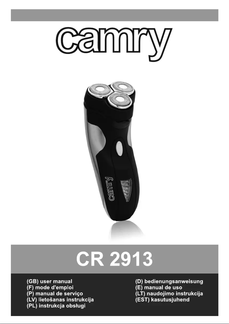 Imagen de la primera página del manual del dispositivo CR 2913