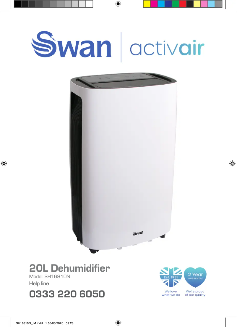 Página 1 del manual Manual de usuario Swan SH16810N