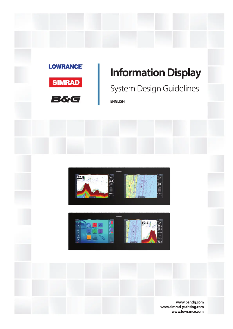 Imagen de la primera página del manual del dispositivo IDS Display