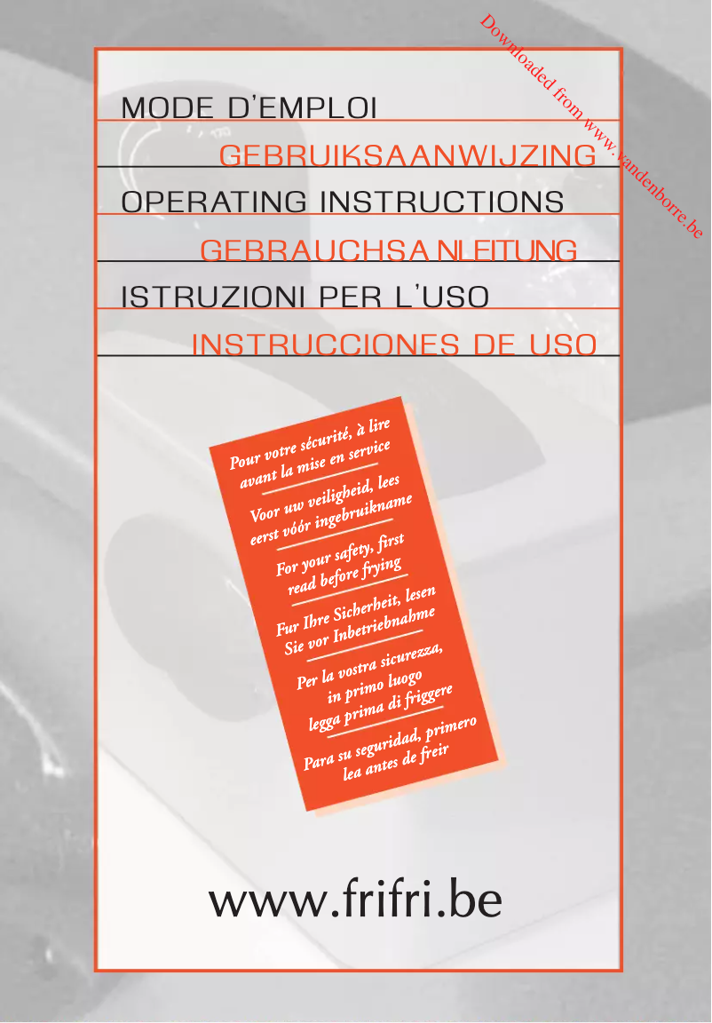 Página 1 del manual Manual de usuario Frifri 918RR