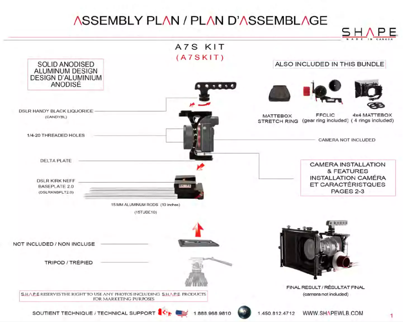 Página 1 del manual Manual de usuario Shape ALPKIT