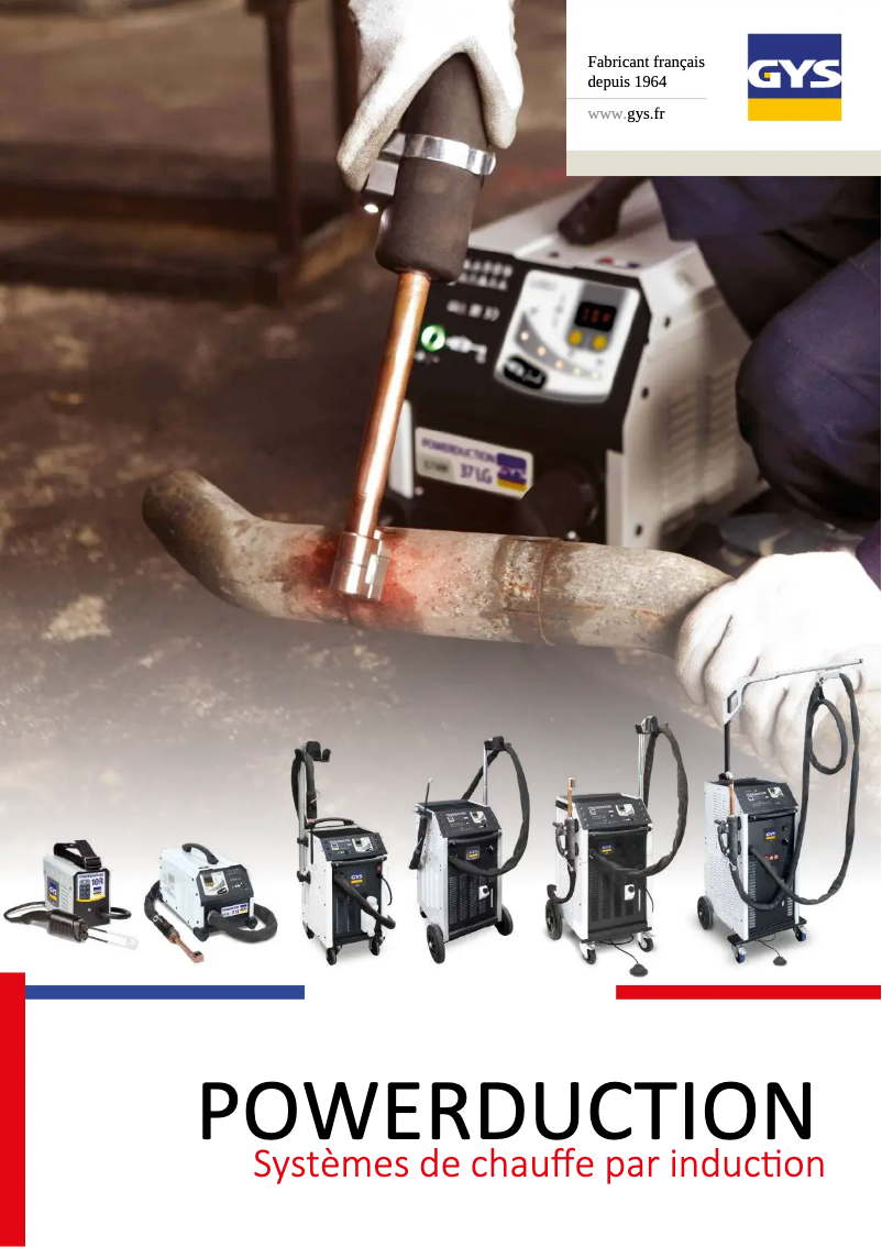 Página 1 del manual Folleto GYS Powerduction 110LG