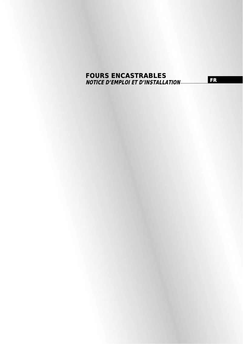 Imagen de la primera página del manual del dispositivo FOFP636W