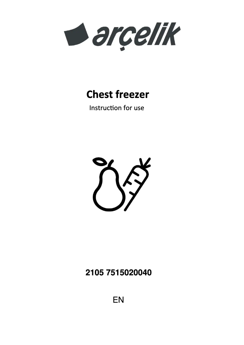 Imagen de la primera página del manual del dispositivo 2105