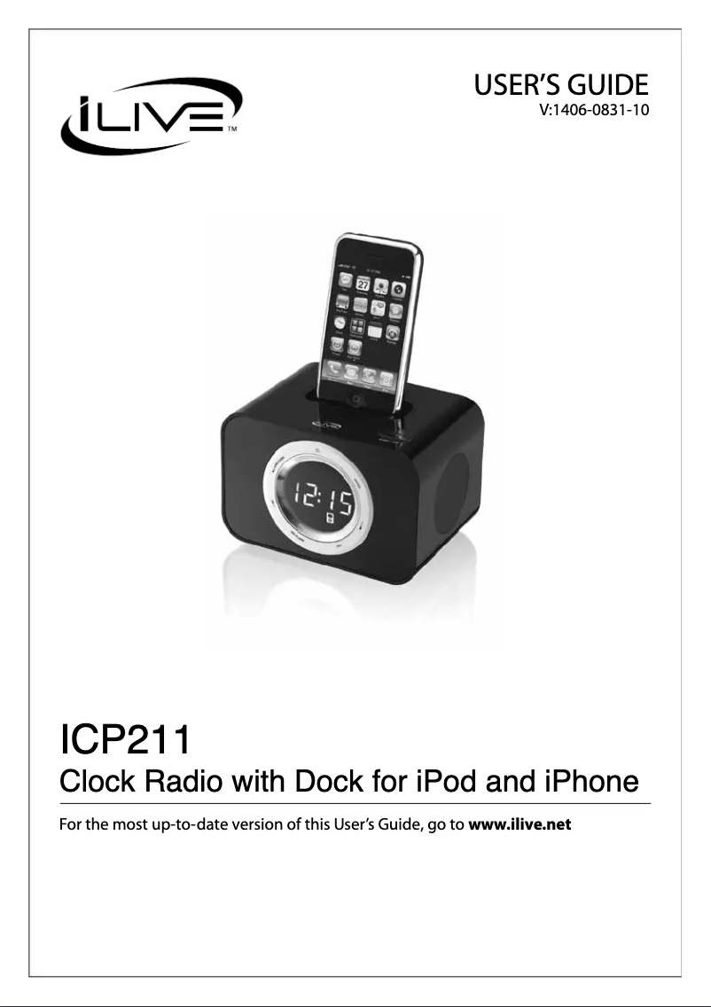 Página nº 1 - Manual de usuario iLive ICP211BU