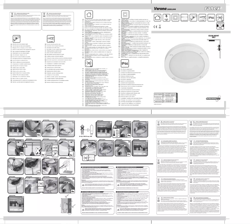 Imagen de la primera página del manual del dispositivo Verona 3000.044