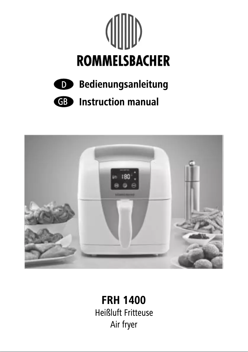 Página 1 del manual Manual de usuario Rommelsbacher FRH 1400