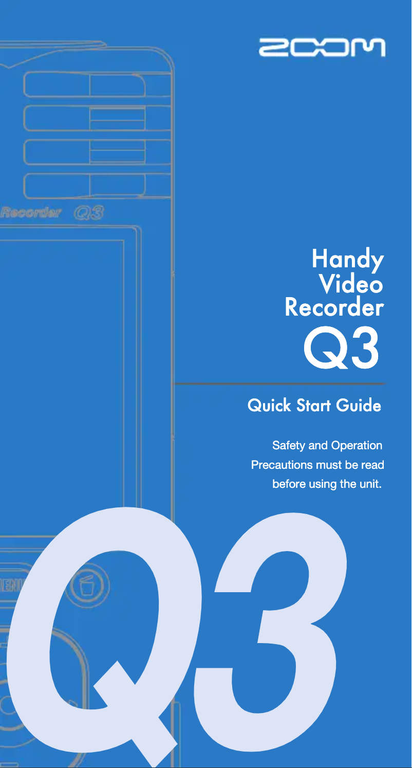Imagen de la primera página del manual del dispositivo Q3