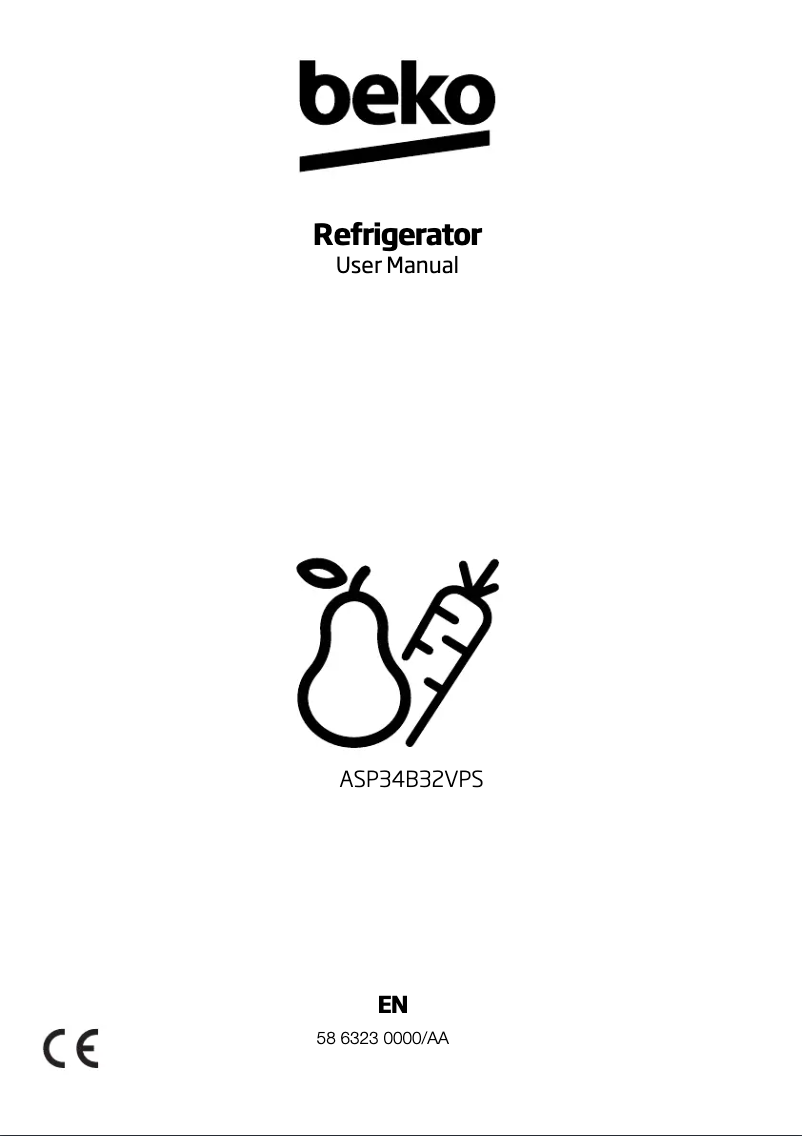 Página 1 del manual Manual de usuario Beko ASP34B32V