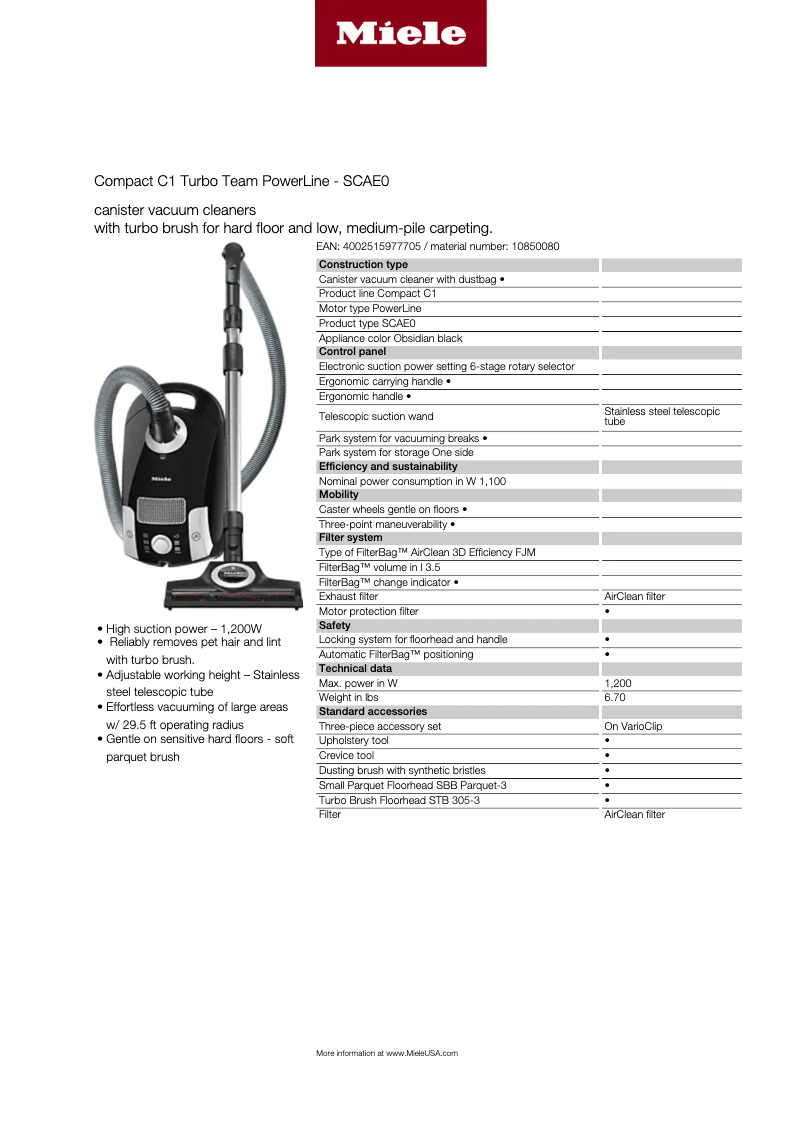 Imagen de la primera página del manual del dispositivo Compact C1