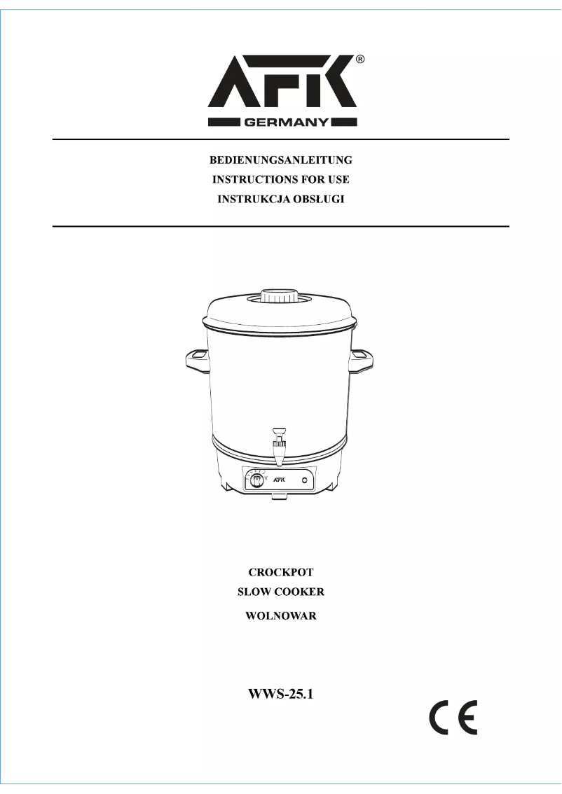 Imagen de la primera página del manual del dispositivo WWS-25.1