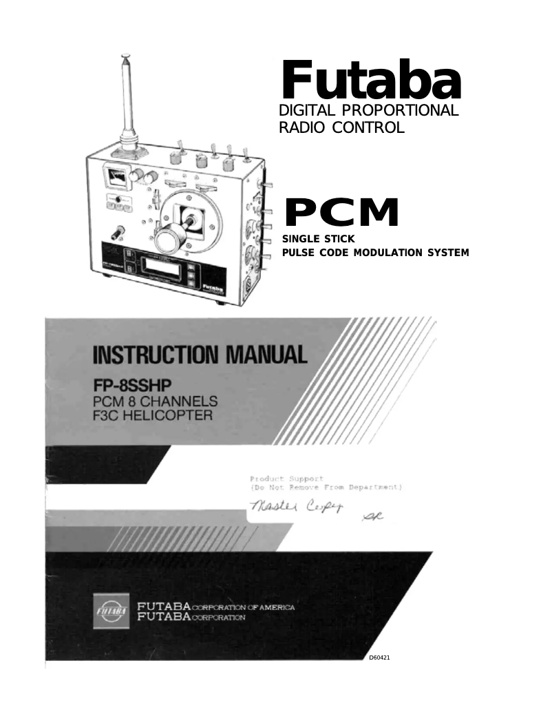 Página 1 del manual Manual de usuario Futaba FP8SSHP