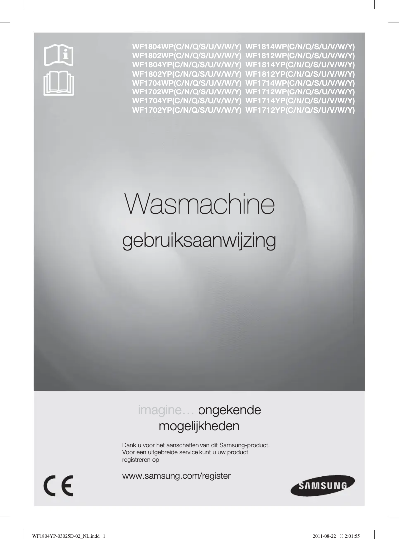 Imagen de la primera página del manual del dispositivo WF1804YPV2