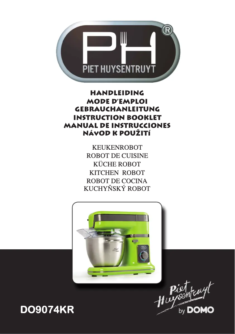 Página 1 del manual Manual de usuario Domo DO9075KR