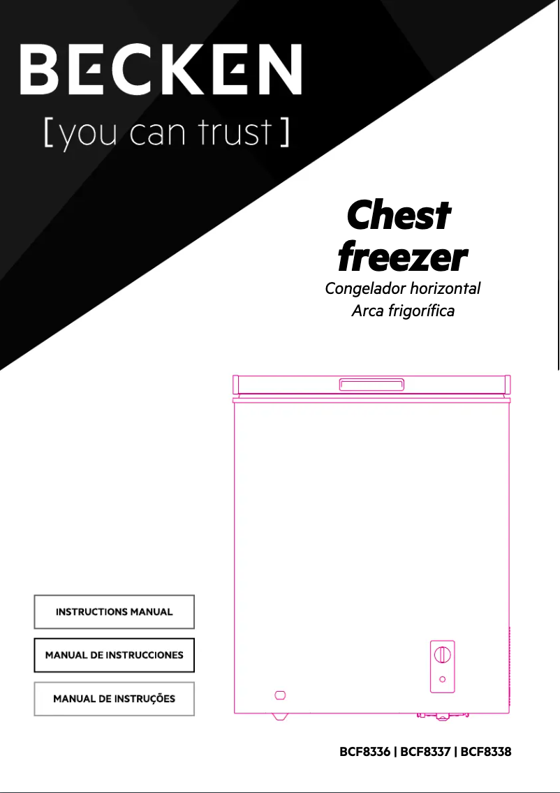 Imagen de la primera página del manual del dispositivo BCF8336
