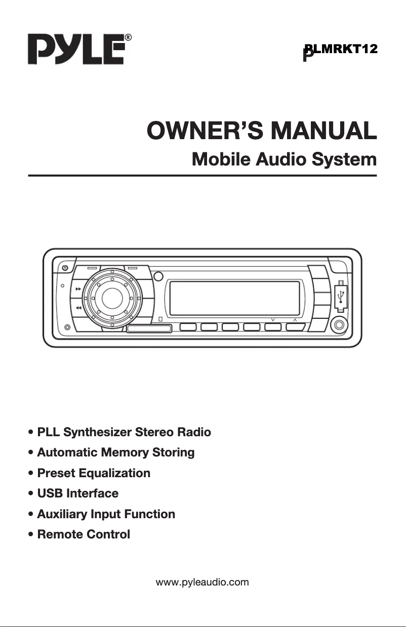 Imagen de la primera página del manual del dispositivo PLMRKT12BK