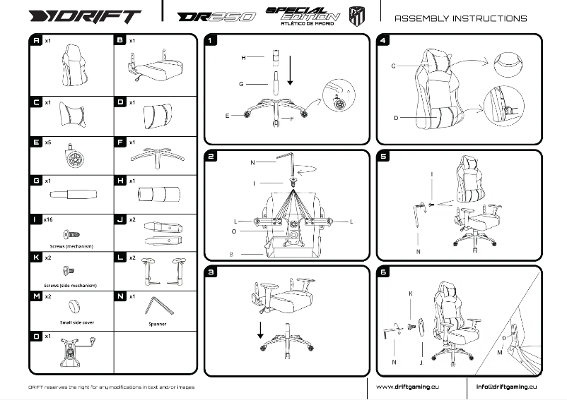 Página nº 1 - Manual de usuario Drift DR250