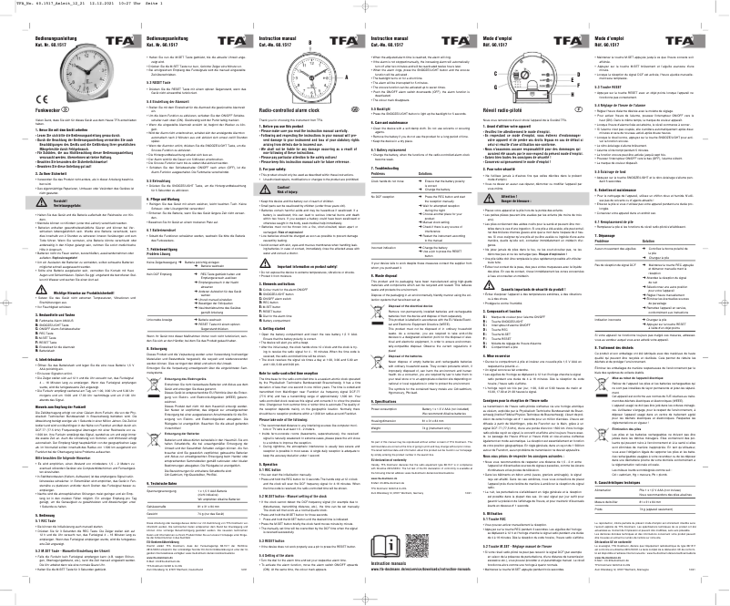 Imagen de la primera página del manual del dispositivo 60.1517