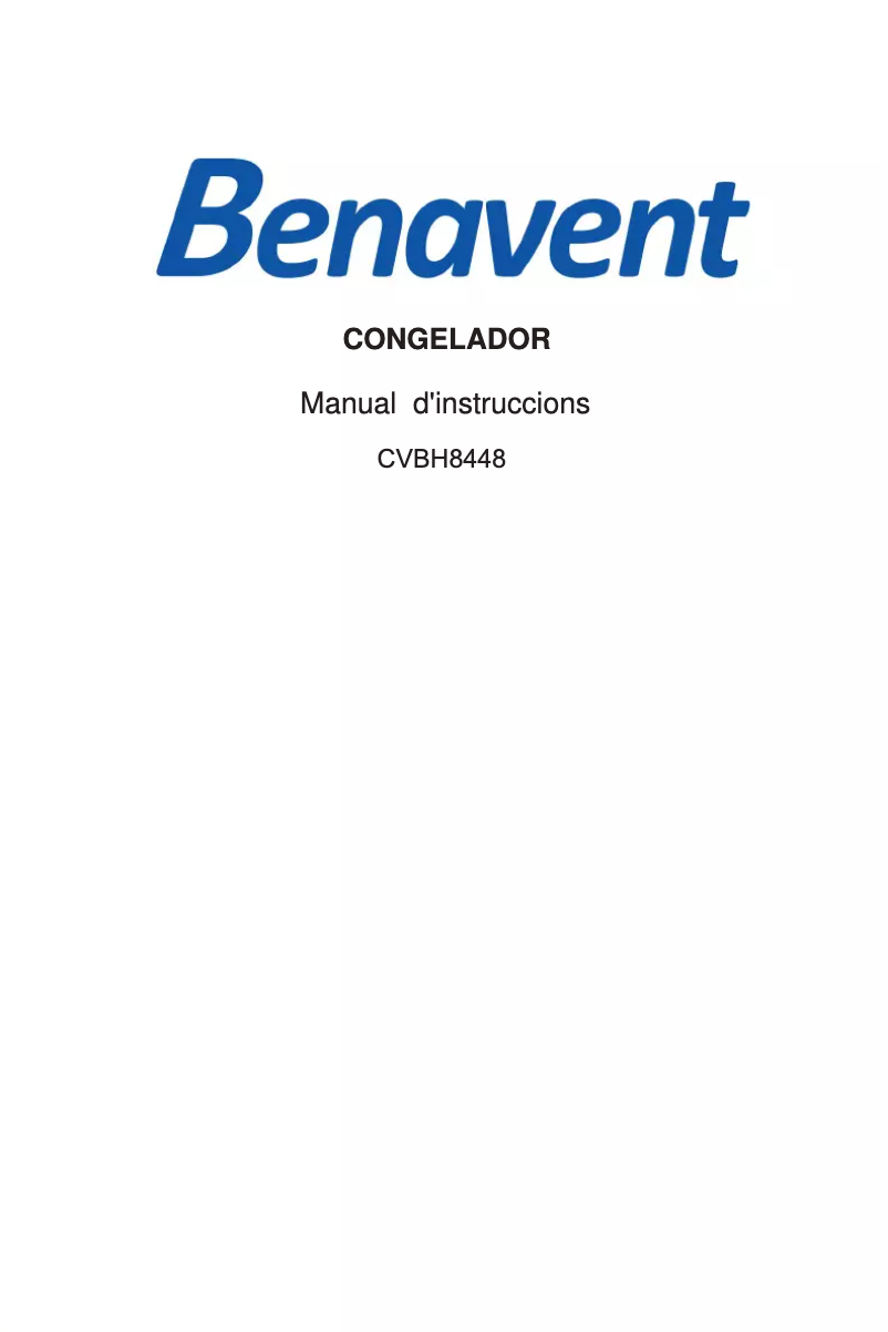 Imagen de la primera página del manual del dispositivo CVBH8448