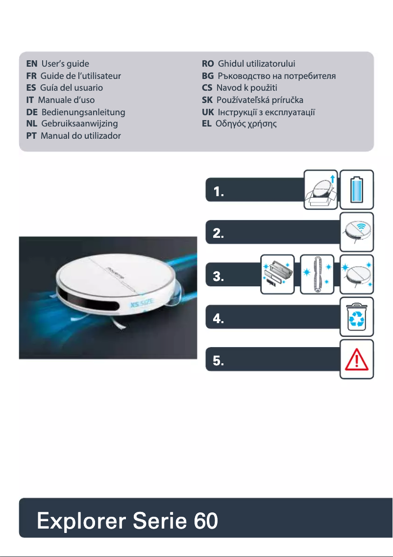 Página 1 del manual Instrucciones de seguridad Rowenta Explorer Serie 60 RR7455