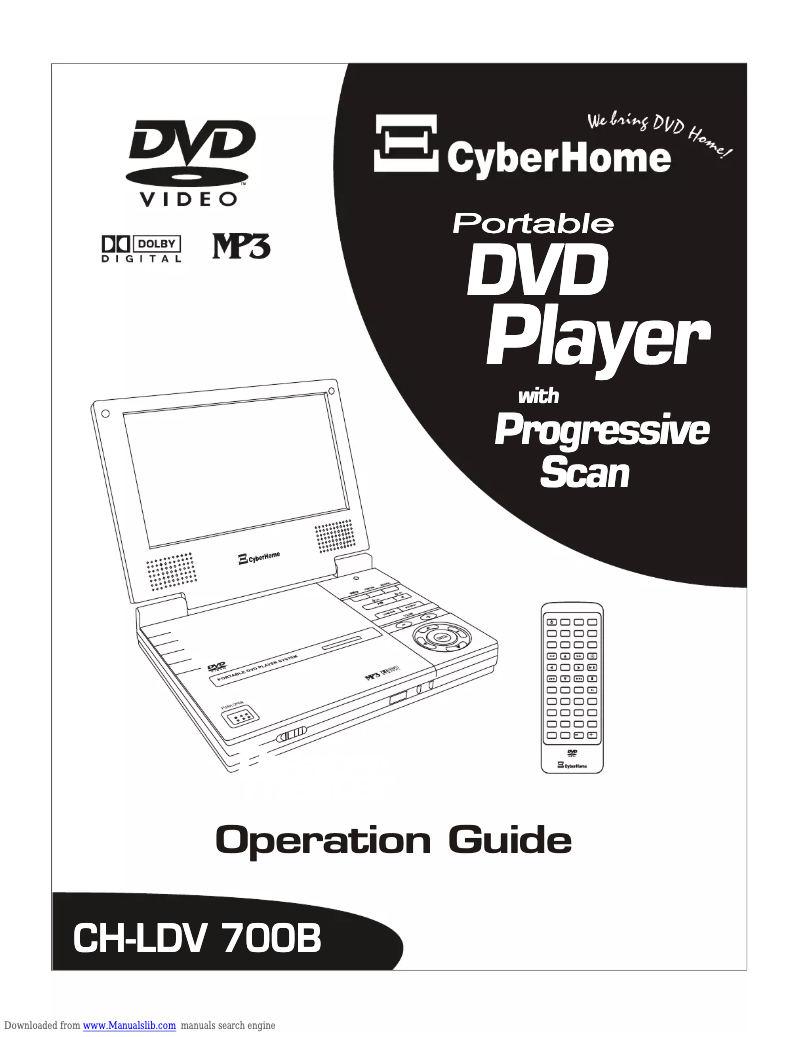 Página 1 del manual Manual de usuario CyberHome CH-LDV 700B