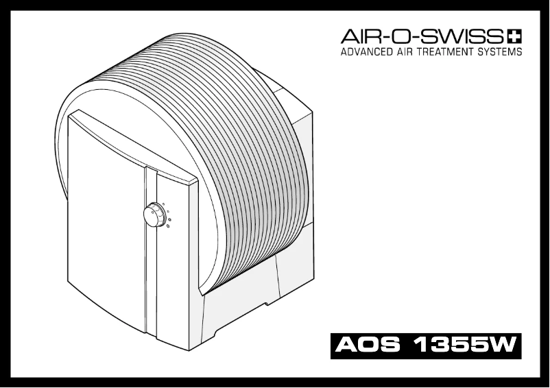 Imagen de la primera página del manual del dispositivo AOS 1355W