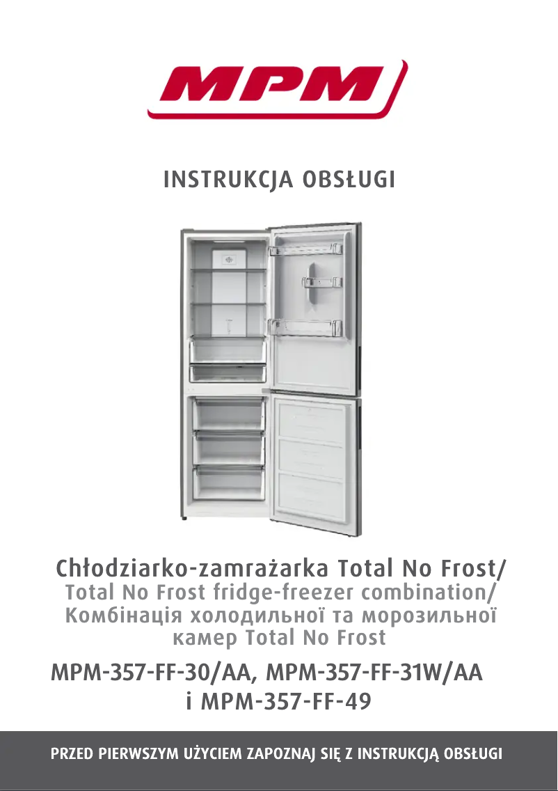 Imagen de la primera página del manual del dispositivo MPM-357-FF-31W/AA