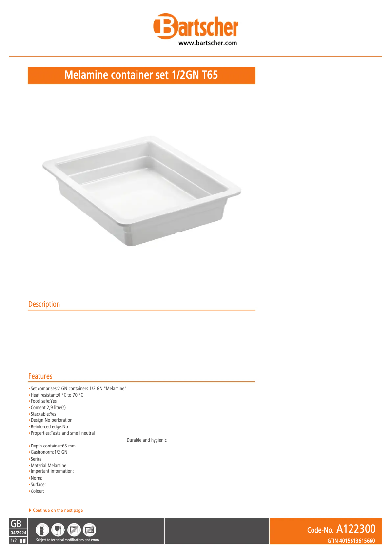 Imagen de la primera página del manual del dispositivo A122300