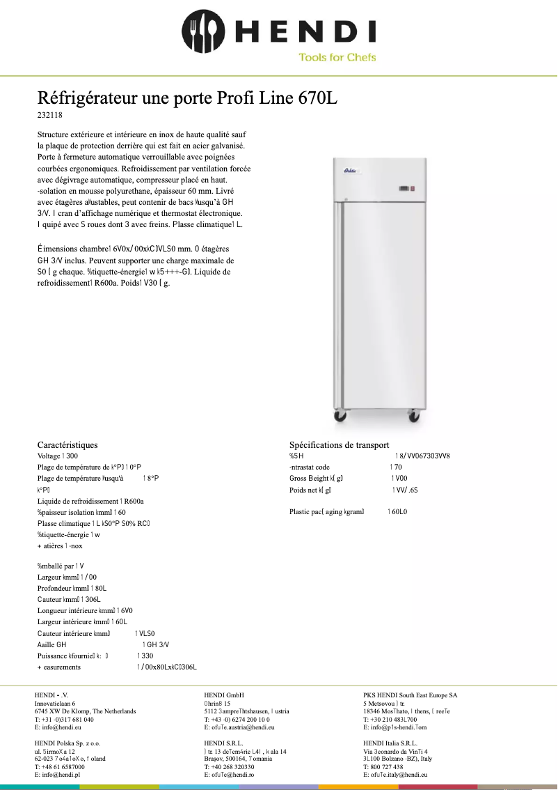 Página 1 del manual Ficha técnica Arktic 232118