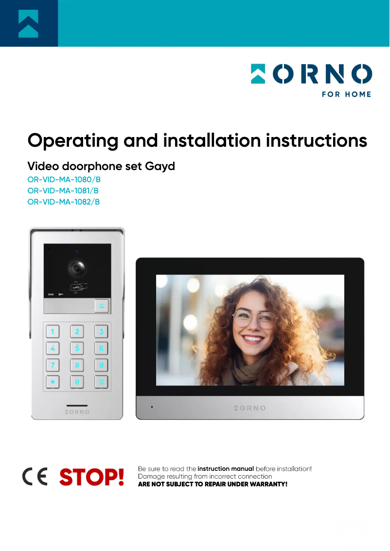 Página 1 del manual Manual de usuario Vibell OR-VID-MA-1082