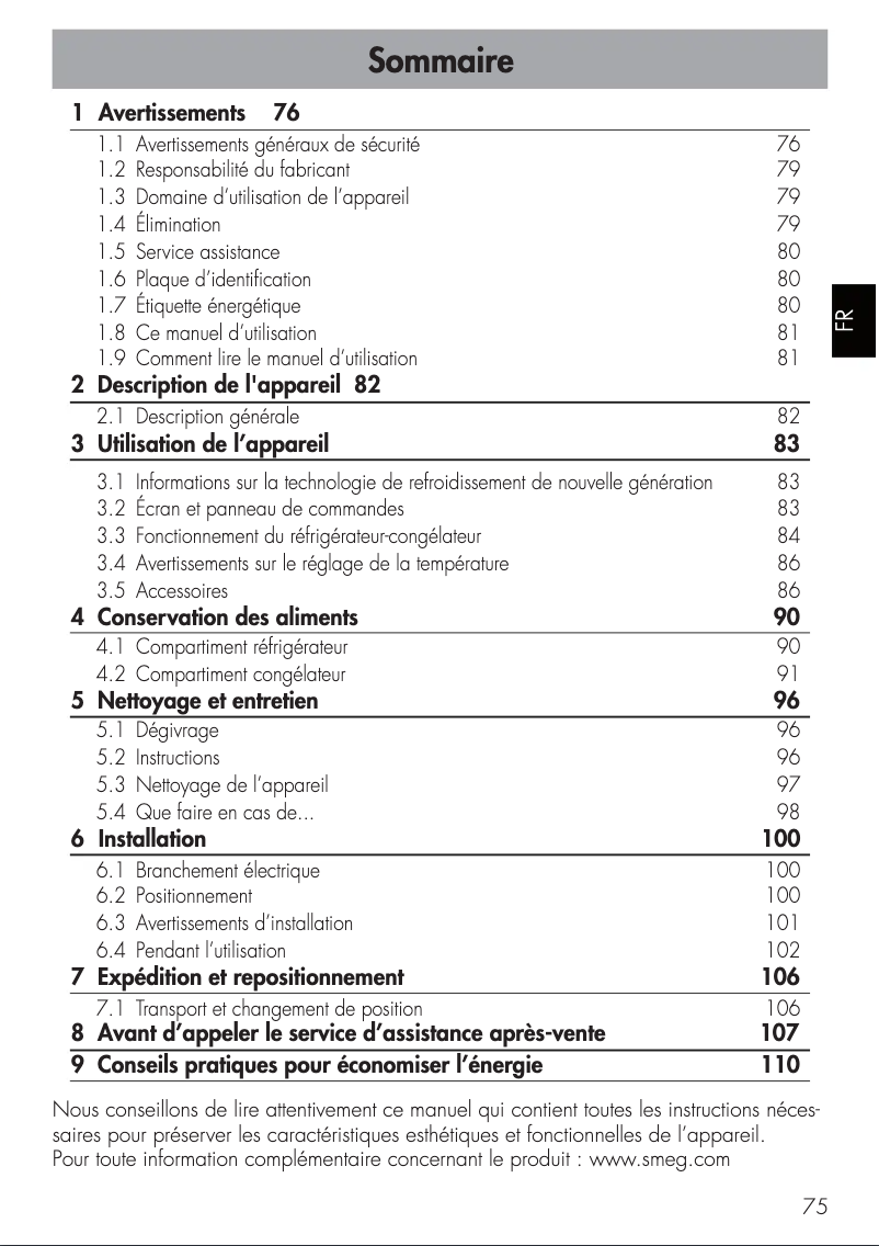 Imagen de la primera página del manual del dispositivo FAB38RPG
