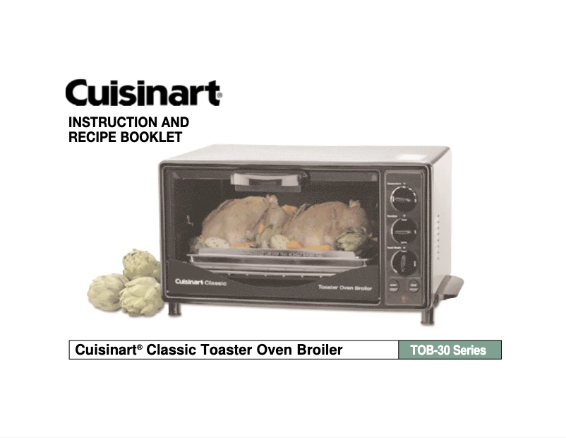 Página 1 del manual Manual de usuario Cuisinart TOB-30