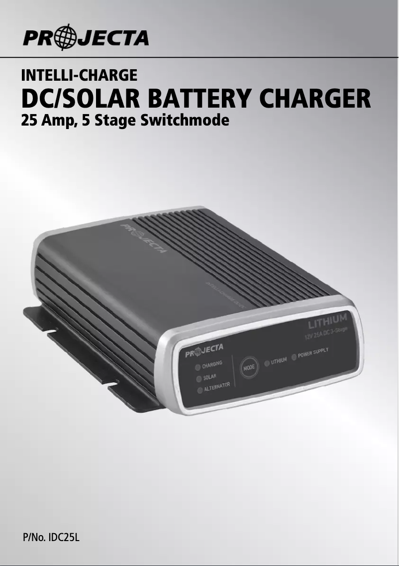 Página 1 del manual Manual de usuario Projecta IDC25L